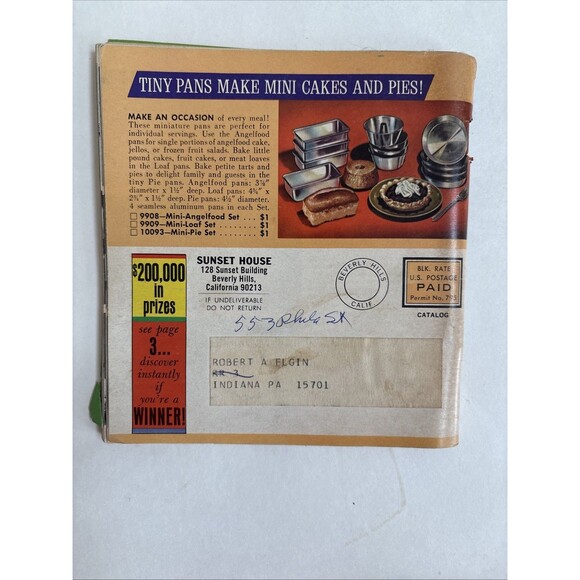 3 Vintage 1960s Mail Order Catalogs - Sunset House - W Auto - Hanover House - Picture 4 of 10